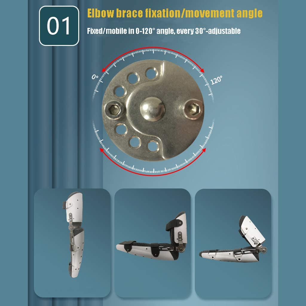 ZAJ Adjustable Elbow Joint Fixation Support Arm Sling ，Humerus Fracture Hand Upper Limb Brace Post-Operative Rehabilitation Trainer
