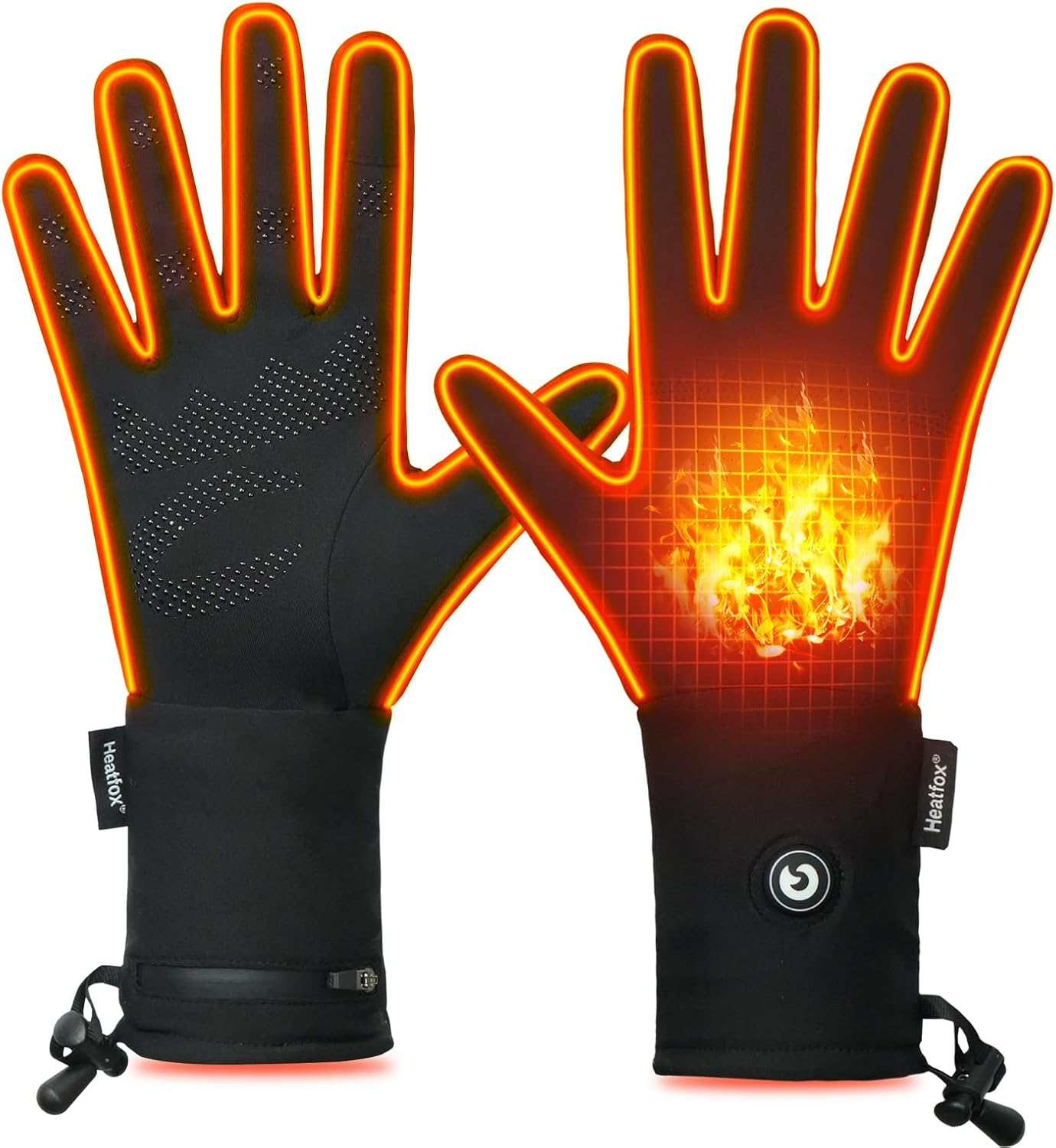 Heated Glove Liners for Men Women,Electric Heated Gloves, Winter Warm Glove Liners for Arthritis Raynaud