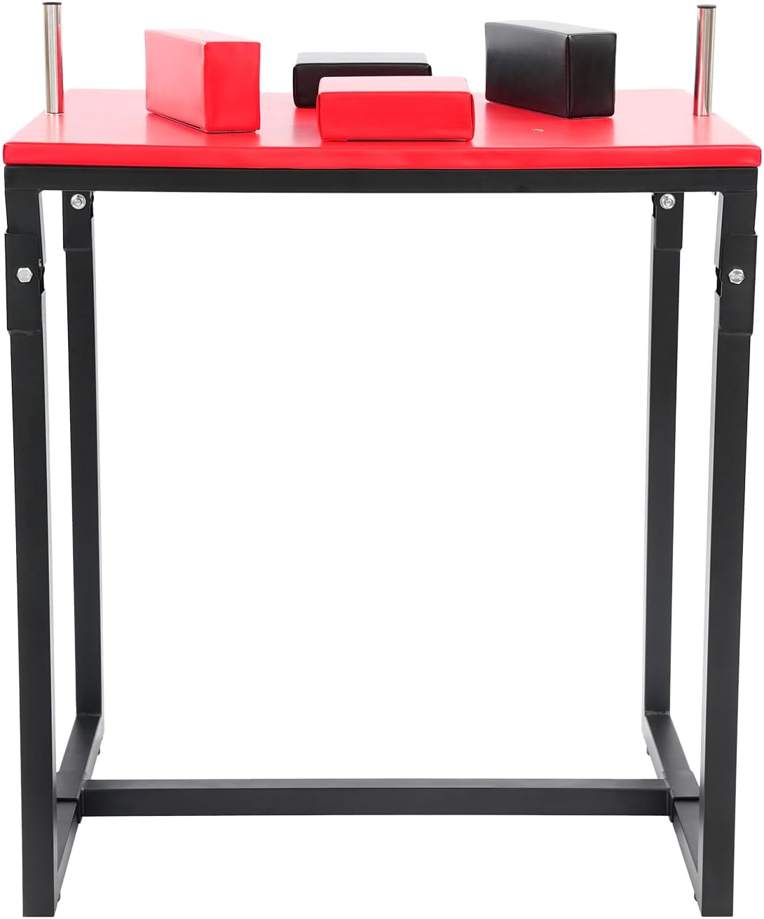 Arm Wrestling Table | Professional Battle Table | Foldable Wrist Strength Training Support Plate | with Handles Elbow Pads and Forearm Pads | Standard Wrist Handle | 39.3inch Tall