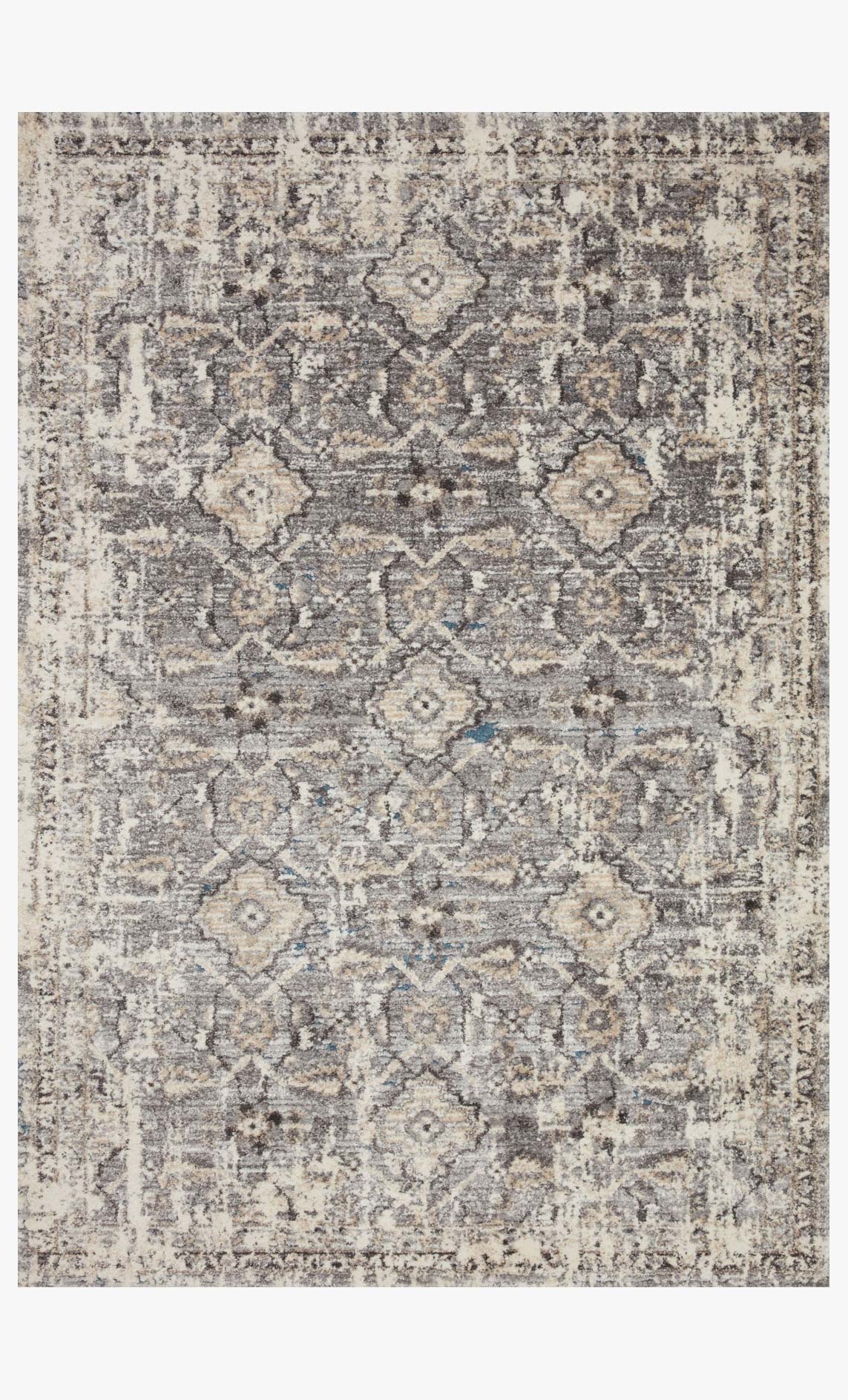 Loloi Theory Collection - Transitional Power Loomed Rug in Natural & Grey (THY-03)