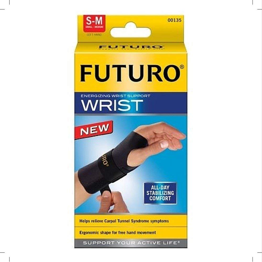 FUTURO Energizing Wrist Support Left Hand, Small/Medium 1 ea (Pack of 9)