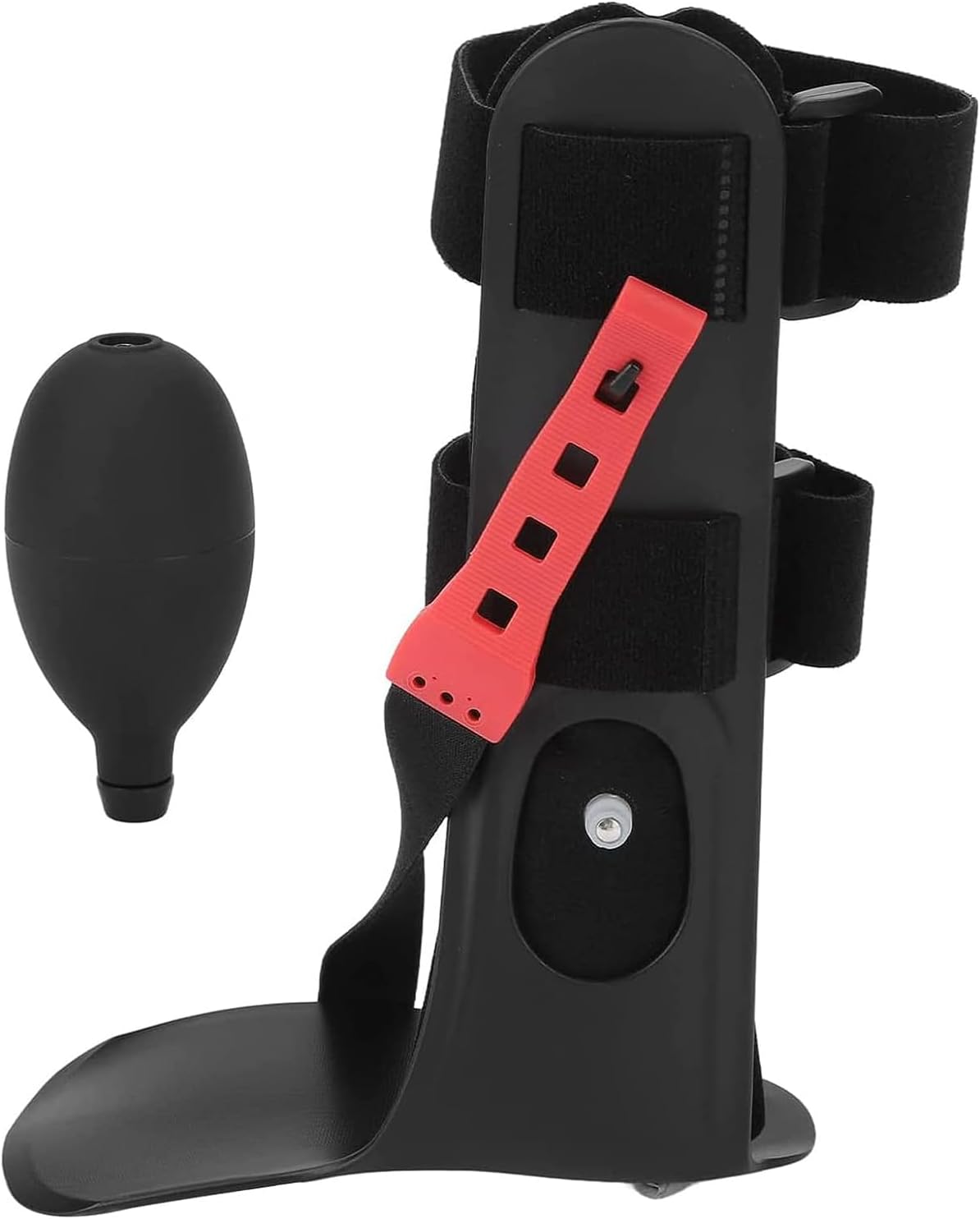 AFO Drop Foot Brace Orthosis Ankle Foot Support with Comfortable Inflatable Airbag, for Unisex Adult Achilles Tendonitis, Plantar Fasciitis,Right-L