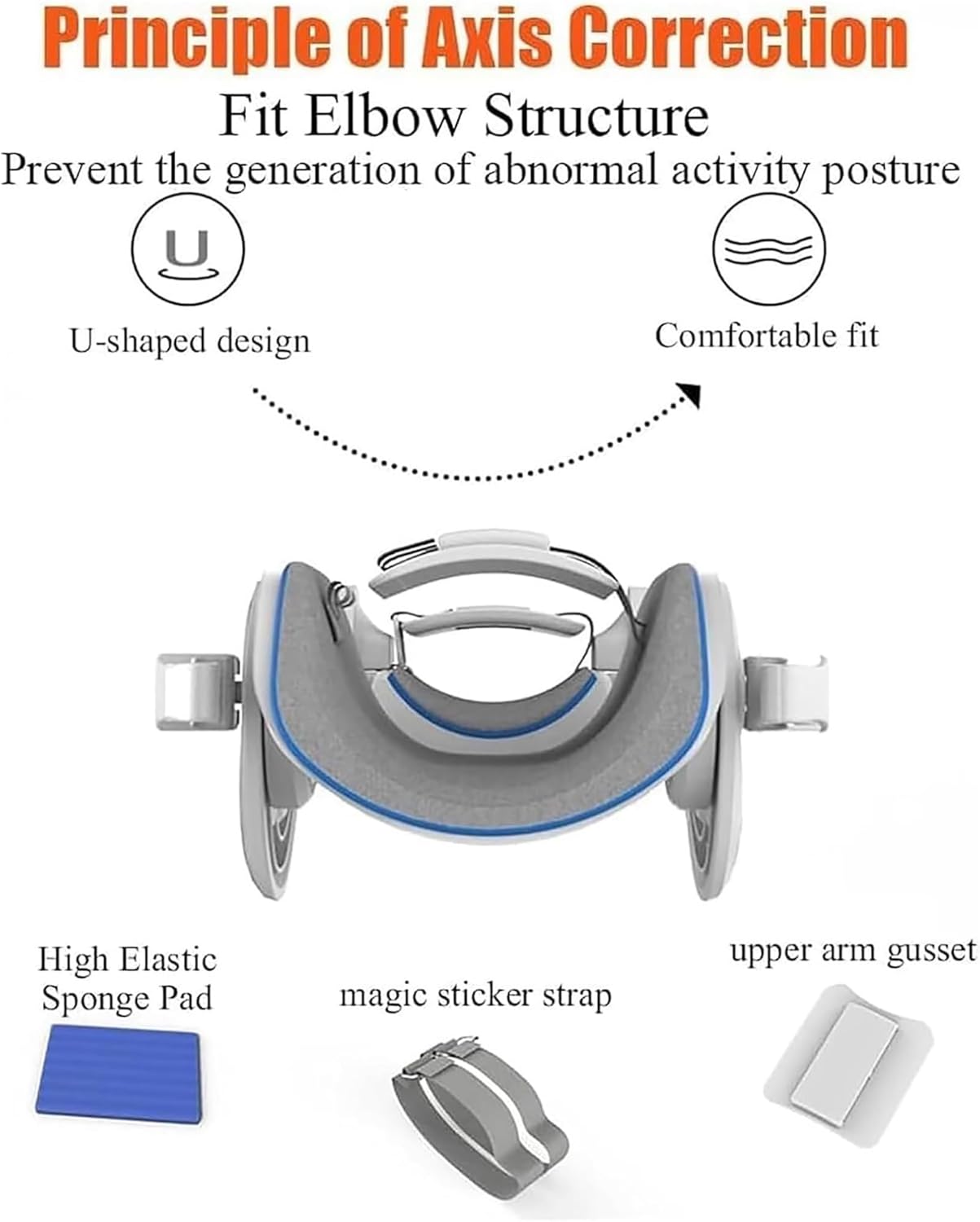 Brace Electric Elbow Joint Rehabilitation Device, Elbow Joint Stretching Trainer, Full Angle Adjustment (-15°~150°), for Wrist for Stroke Hemiplegia