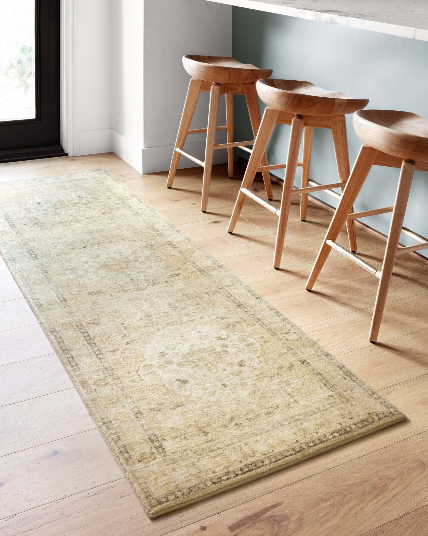 Loloi II Rosette Collection - Traditional Power Loomed Rug in Sand & Ivory (ROS-05)