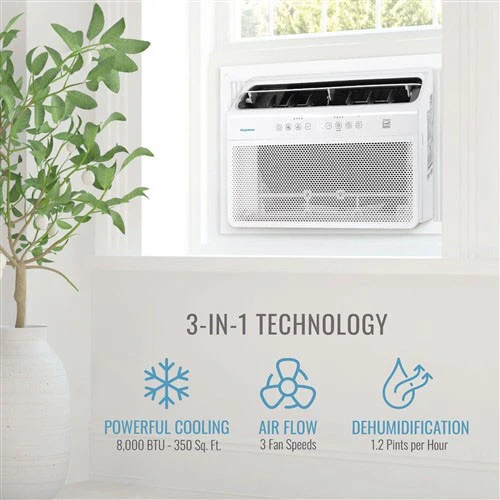 Keystone 8,000 BTU 115V Energy Star Window Air Conditioner