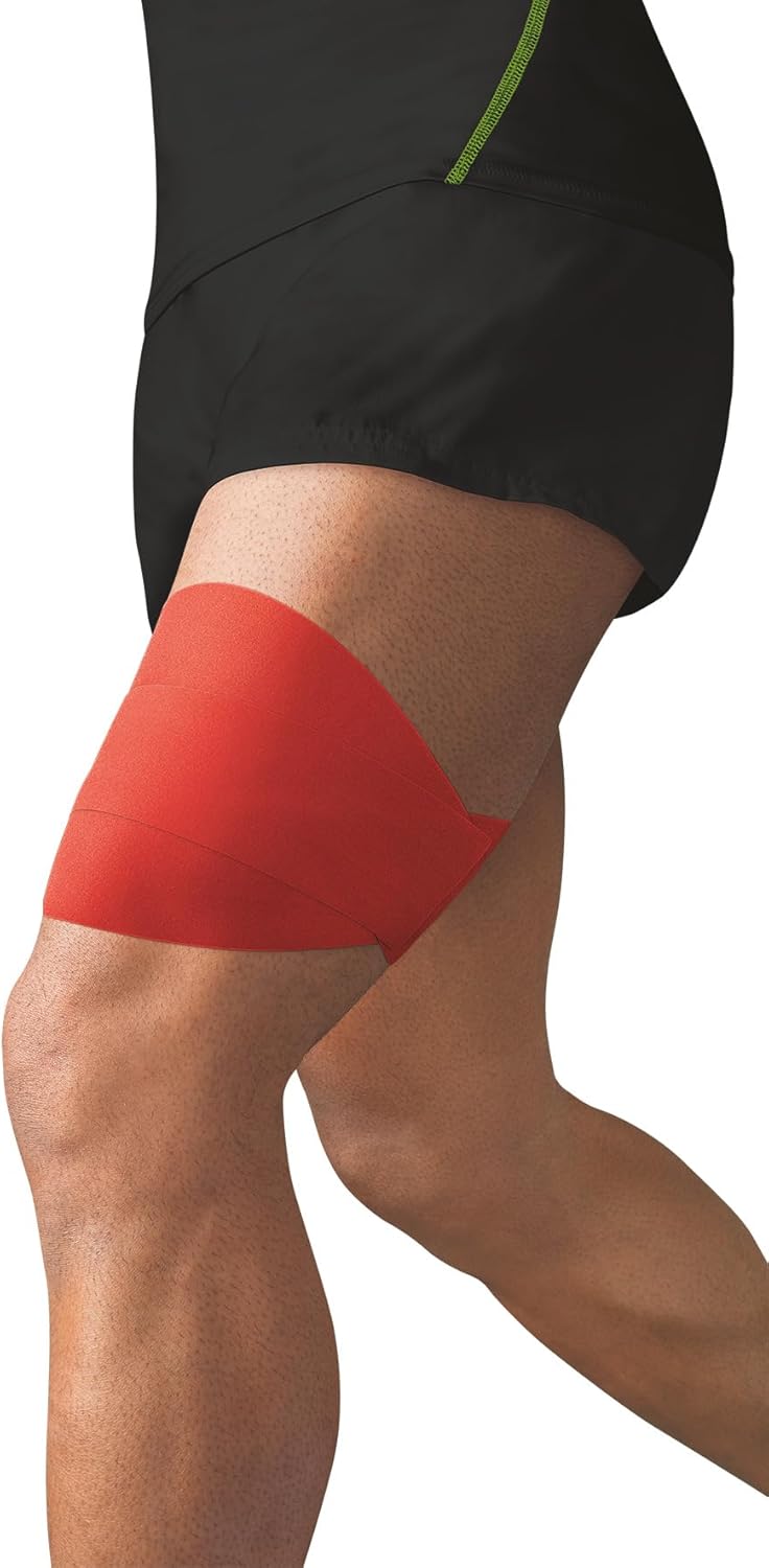 LEUKOTAPE K 3 Inch X 5.4 Yard, Red (Pack of 5)