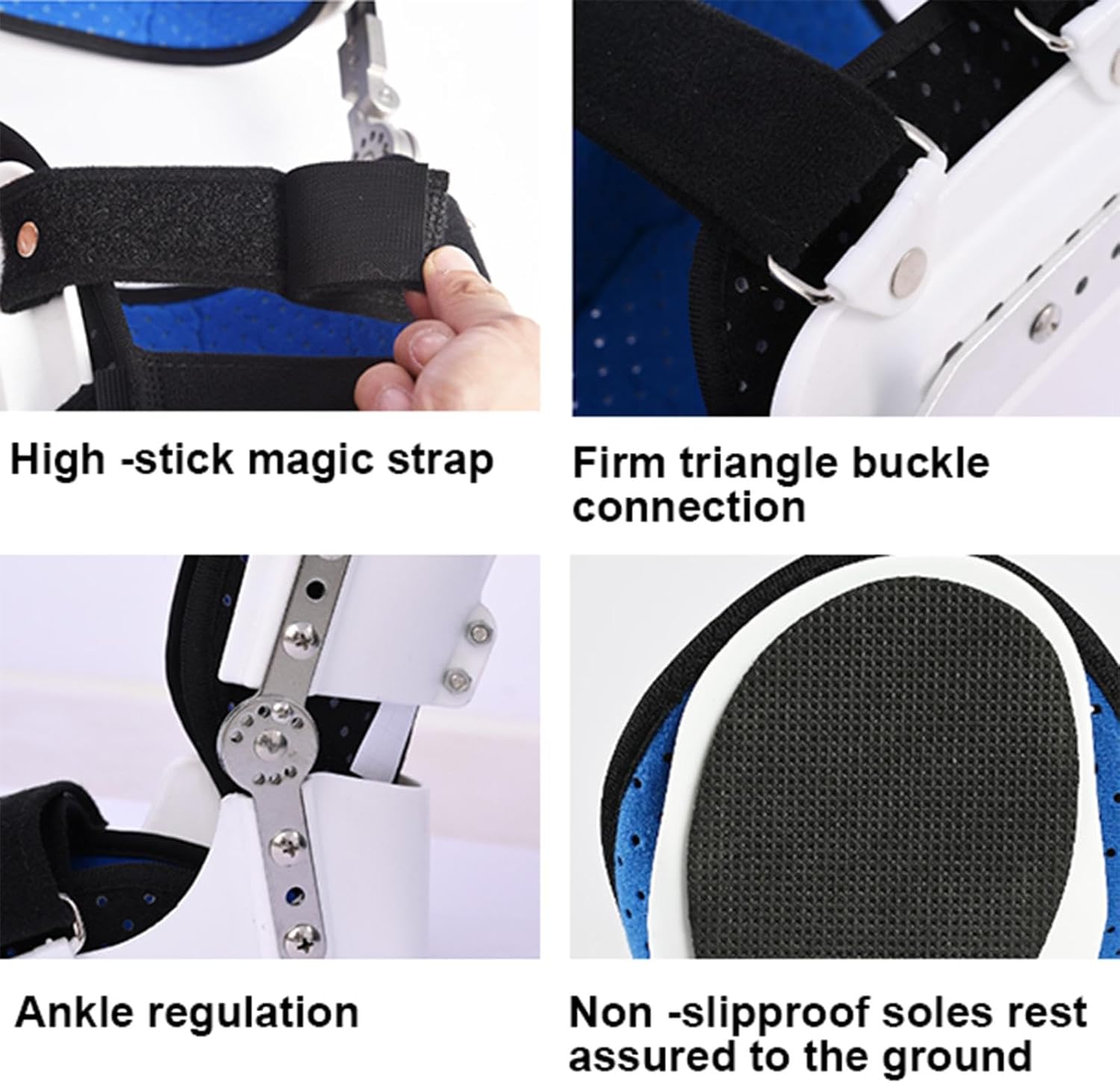 Articulated Hinged Knee Brace, ROM Adjustable Post Op Knee Immobilizer Recovery Support Knee Immobilizer Protector for Men and Women,Left (Right