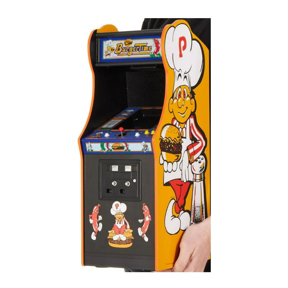 Numskull Official Data East BurgerTime Quarter Size Wooden Arcade Cabinet