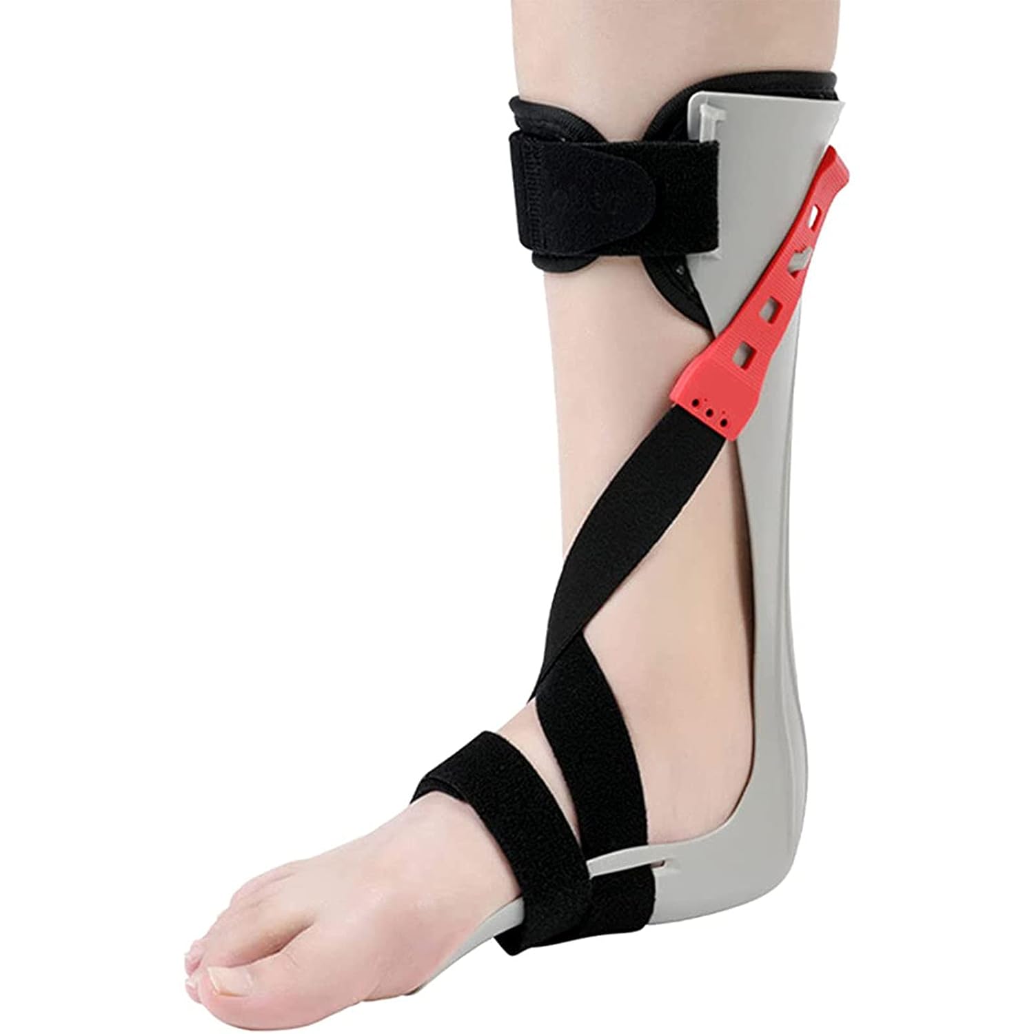HUANGJUN Foot Drop Ankle Brace Drop Foot Support Splint, Ankle And Foot Orthosis - Ideal for Flaccid Foot Drop for Men And Women,left,S