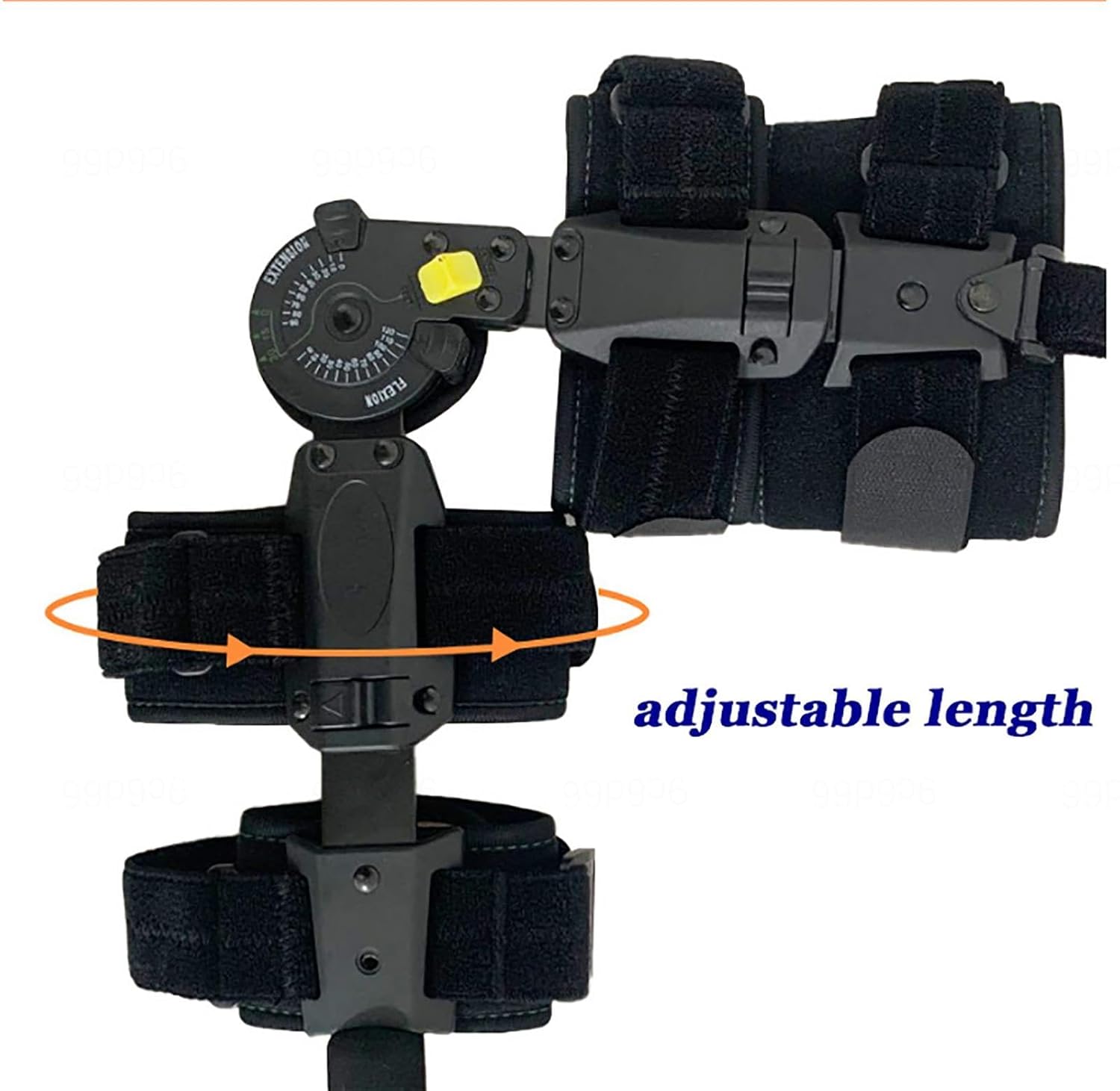 Hinged Telescoping Elbow Brace|Adjustable ROM Post Op Arm Splint|Removable Hand Grip & Shoulder Strap|Surgery Injury Recovery Pain Relief | Men & Women|,Left (Left