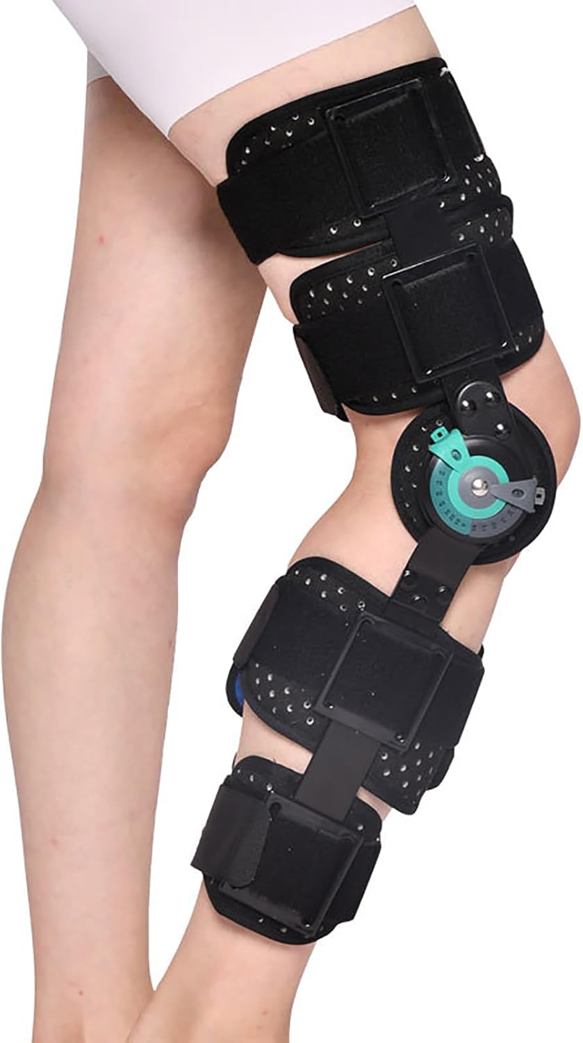 Knee Support, Anti Knee Knee Immobilizer with Adjustable Chuck, Knee for Arthritis Knee Joint Relief Meniscus Tear,M