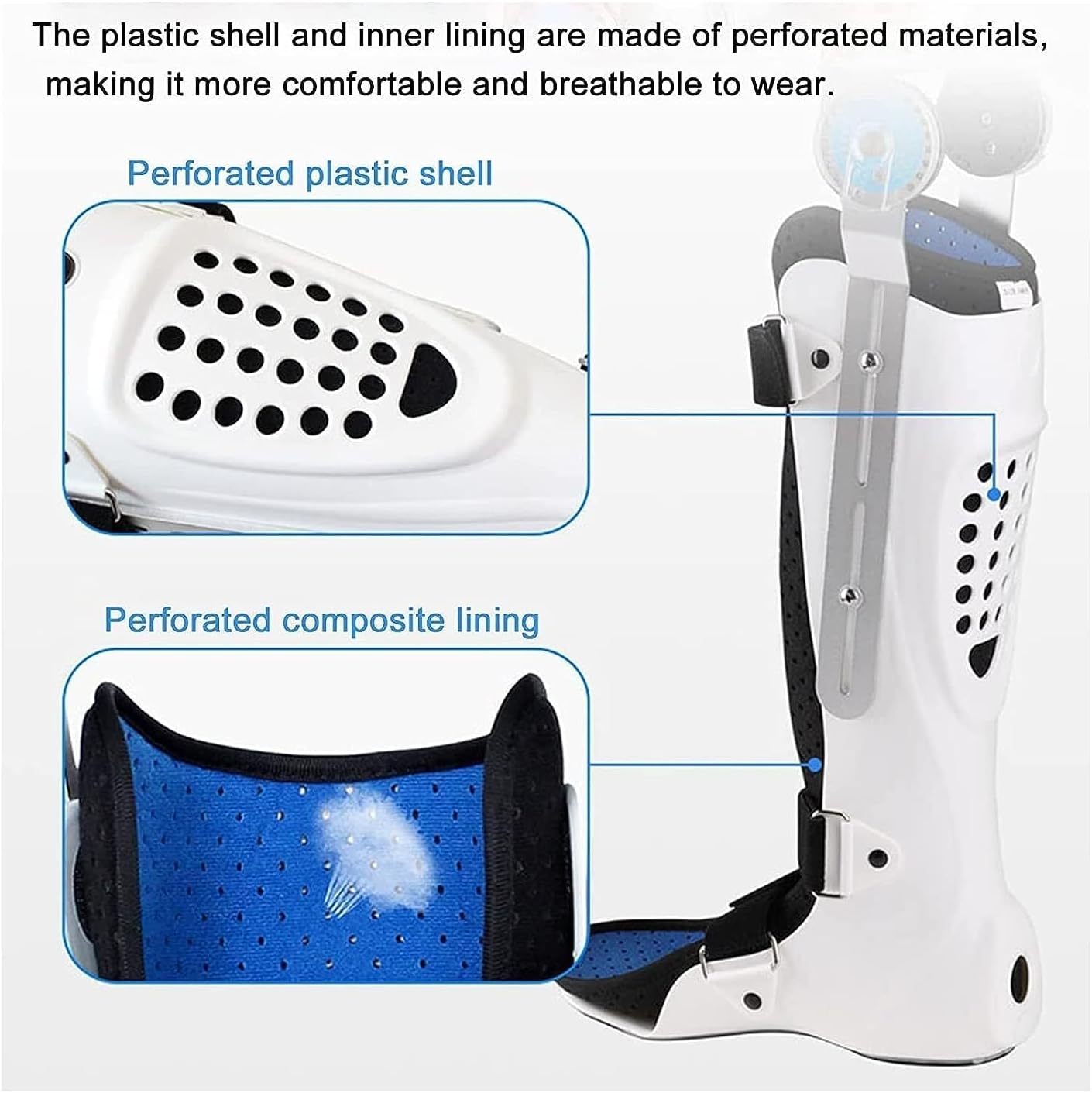 Adjustable Hip Joint Fixation Bracket, Breathable Knee Foot Support Braces Adjustable Angle Thigh Knee Immobilizer Protector FOR Left Or Right Leg Knee Brace Splint Stabiliser 23.7.28s(Single Leg(left