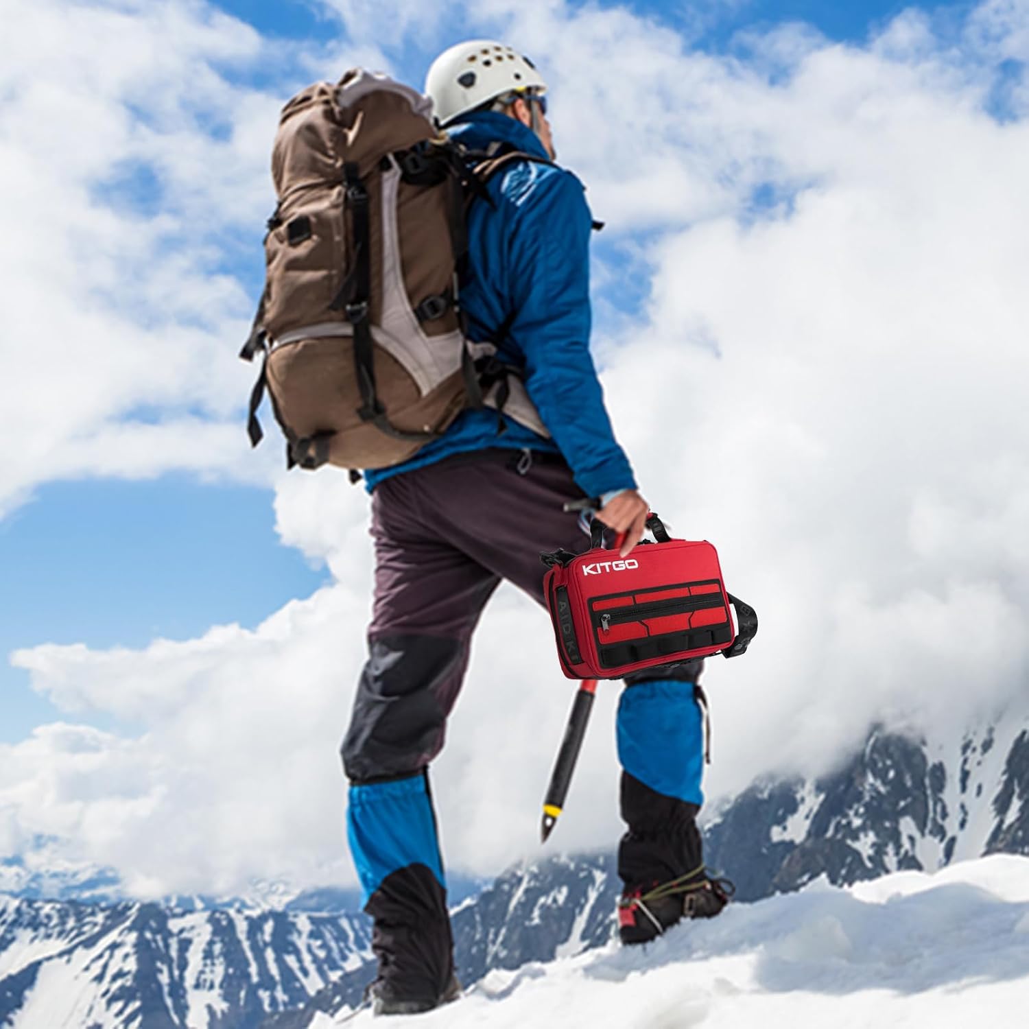 Large First Aid Kit，Molle System Detachable Multi-Purpose Emergency Medical Kit for Home, Car, Camping Outdoor Emergency.