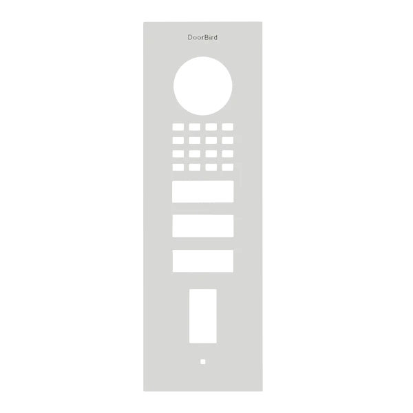 DoorBird Front Panel for D1102FV Fingerprint 50 Flush-Mount in Traffic White, RAL 9016