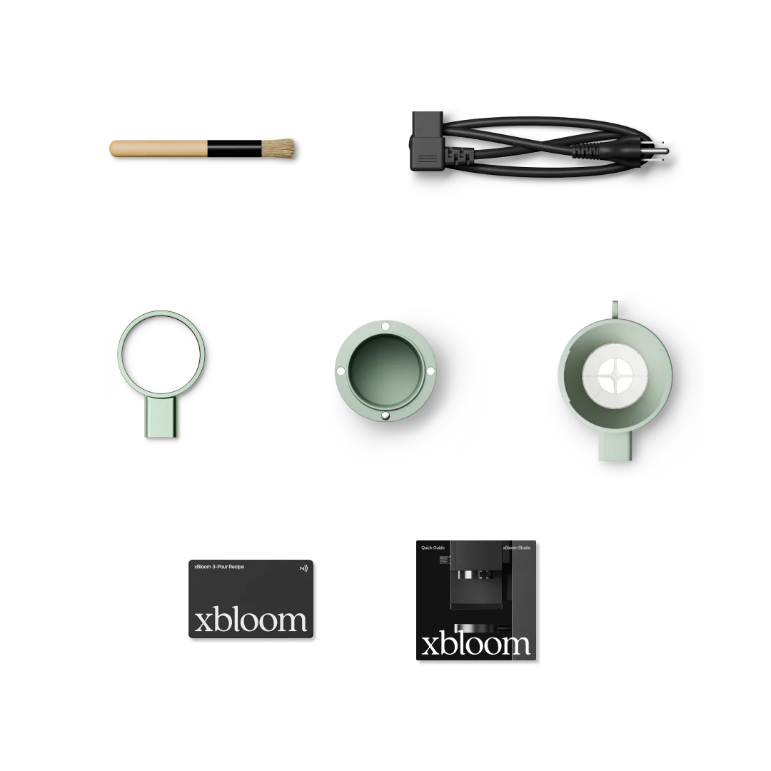 xBloom Studio Smart Automatic Pour Over Coffee Maker with All-in-one System with Integrated Grinder, Brewer, and Scale.