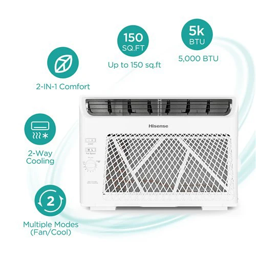 Hisense 5,000 BTU Window Air Conditioner w/ Rotary Controls