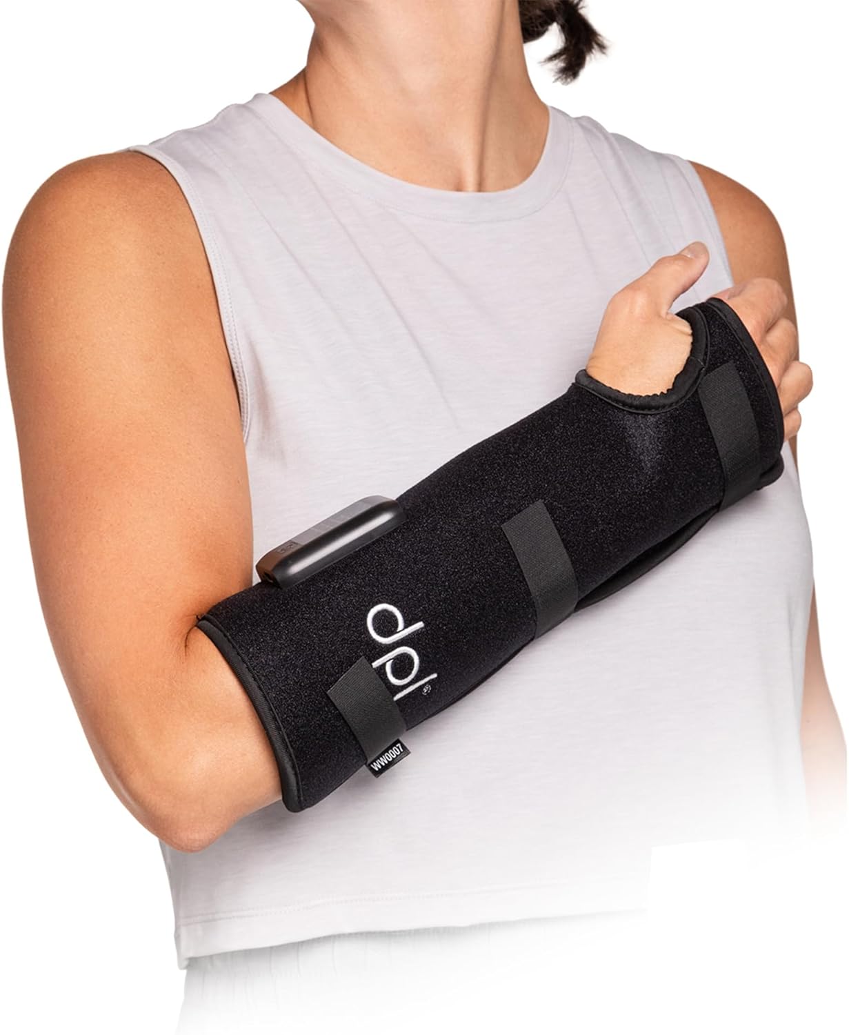 dpl Red Light Therapy Flex Wrap for Wrist, Medical Grade Light Therapy Products, Wrist Pain Wraps, Wearable Support for Carpal Tunnel, Strain, & Sprain