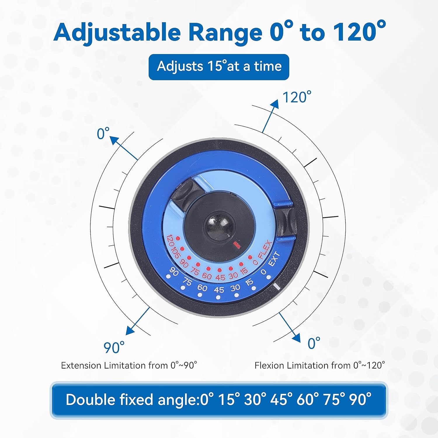 Orthomen Post Op Knee Brace, Hinged ROM Knee Brace for Recovery Stabilization, ACL, MCL and PCL Injury, Adjustable Medical Orthopedic Support Stabilize for Men and Women