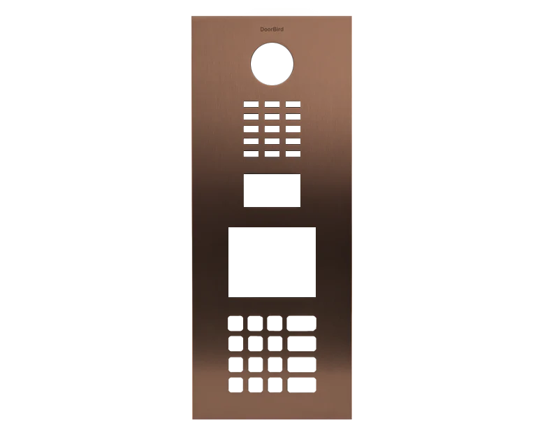 DoorBird Front Panel for D21DKV in Bronze