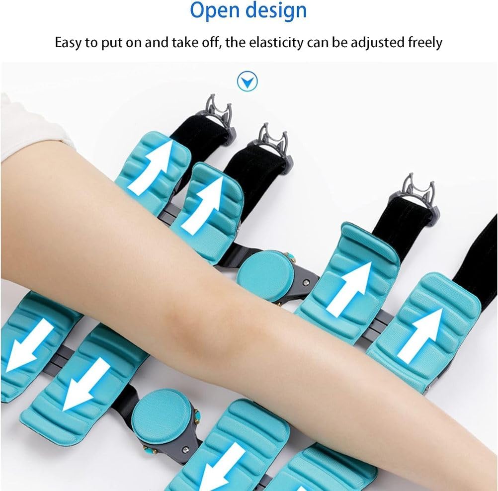 Adjustable Hinged Knee Brace ROM Knee Immobilizer Brace Leg Braces Orthopedic Patella Orthosis for Postoperative Recovery,Right Side