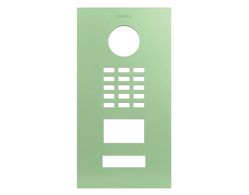 DoorBird Front Panel for D2101V in Pastel Green, RAL 6019