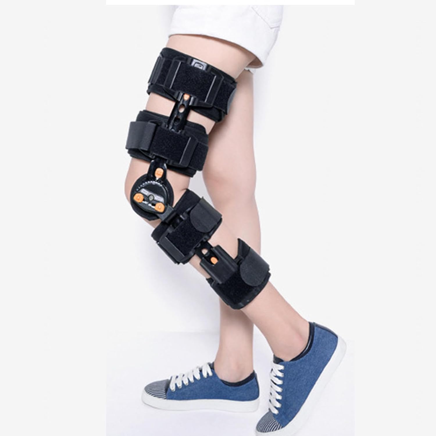 Knee Joint Brace Adjustable Knee Fixed Brace for Men Women Brace Joint Stabilizer for Knee Support Orthosis for Left/Right Leg