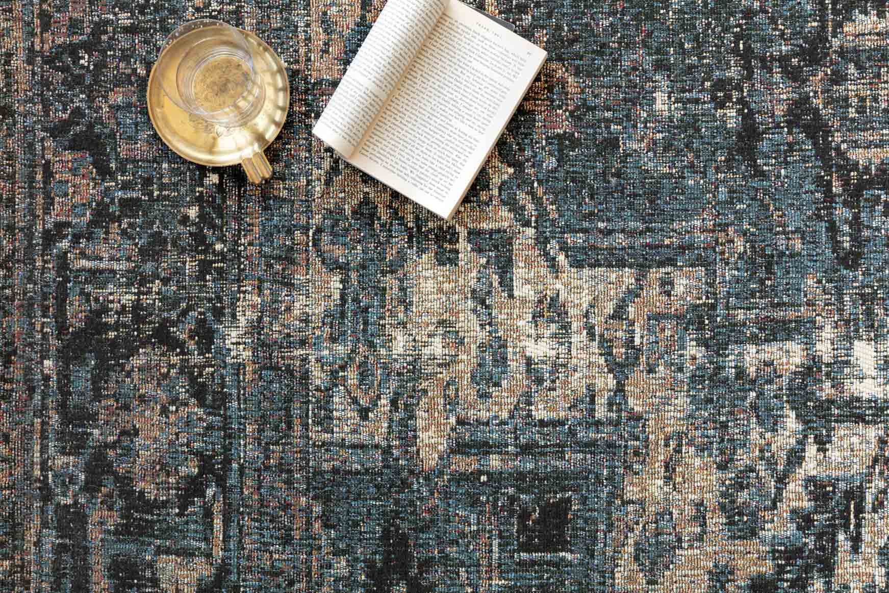 Loloi Sebastian Collection - Traditional Power Loomed Rug in Ocean & Midnight (SEB-02)