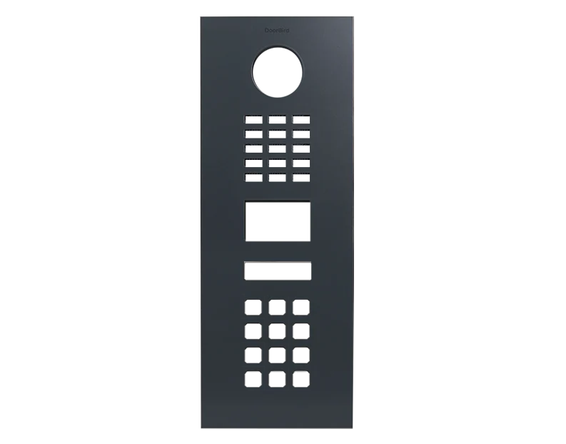 DoorBird Front Panel for D2101KV in Anthracite Grey, RAL 7016
