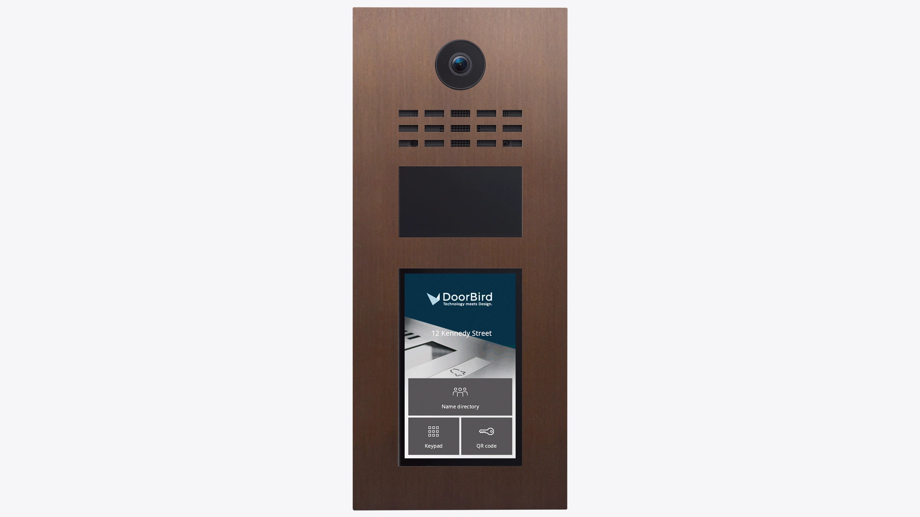DoorBird D31TDV IP Video Intercom for Multi-Tenant Residences in Architectural Bronze (429600779)