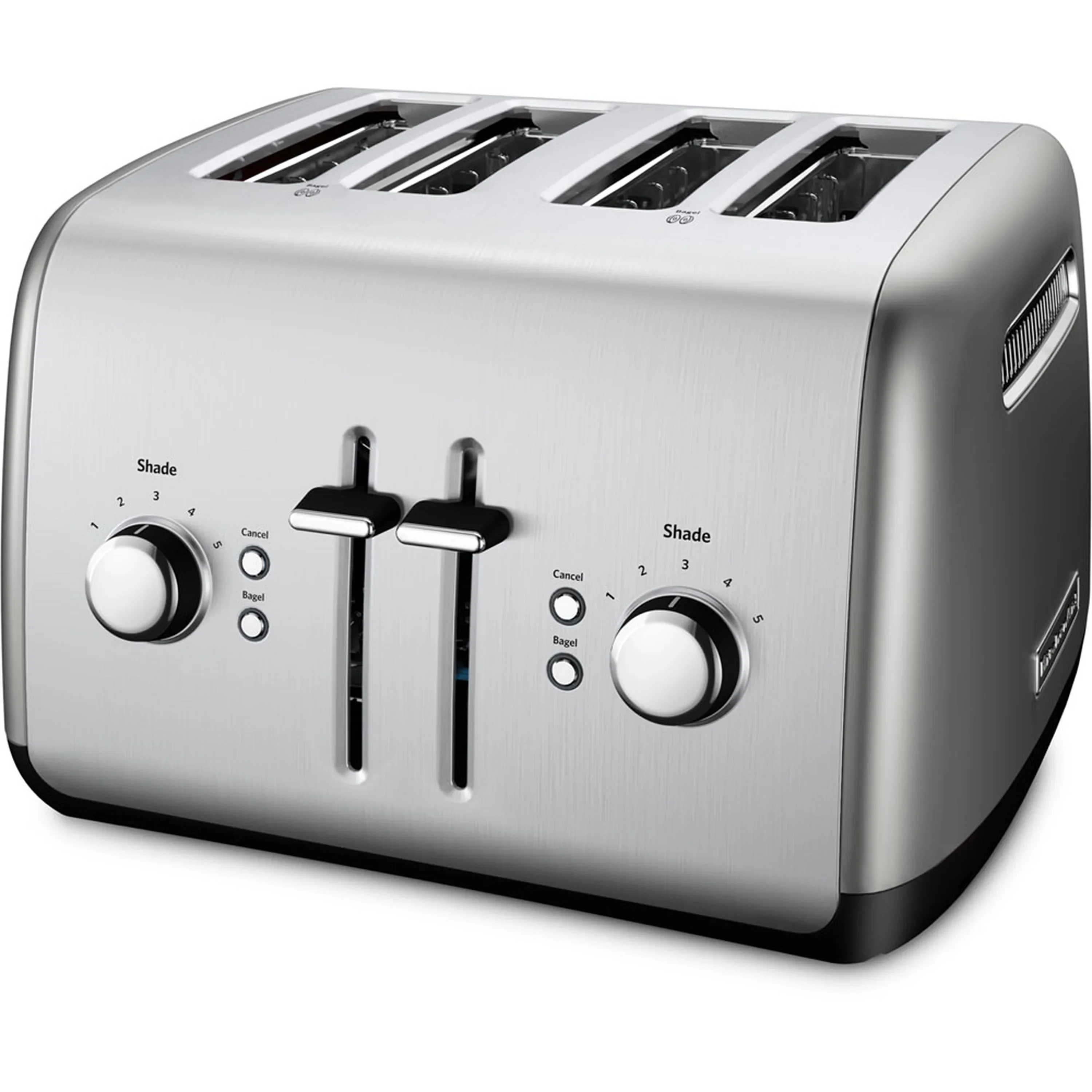 KitchenAid 4 Slice Toaster with Manual Lift Lever in Contour Silver (KMT4115CU)
