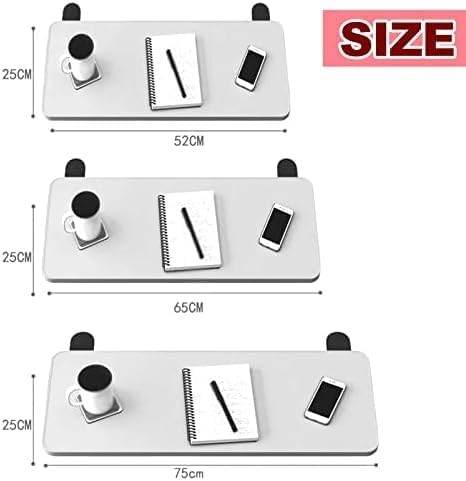 90° Foldable Desk Extender Armrest Shelf, Extended Desktop and Space Saver, Clamp-On Keyboard Drawer Tray, with K-Bracket, Ergonomic Computer Elbow Arm Support Relieve FA,G-75x25cm