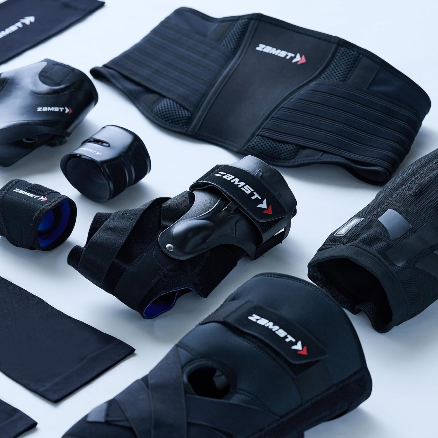 Zamst A2-DX Sports Ankle Brace with Protective Guards For High Ankle Sprains and Chronic Ankle Instability-for Basketball, Volleyball, Lacrosse, Football-Black, Size, Right and Left Specific