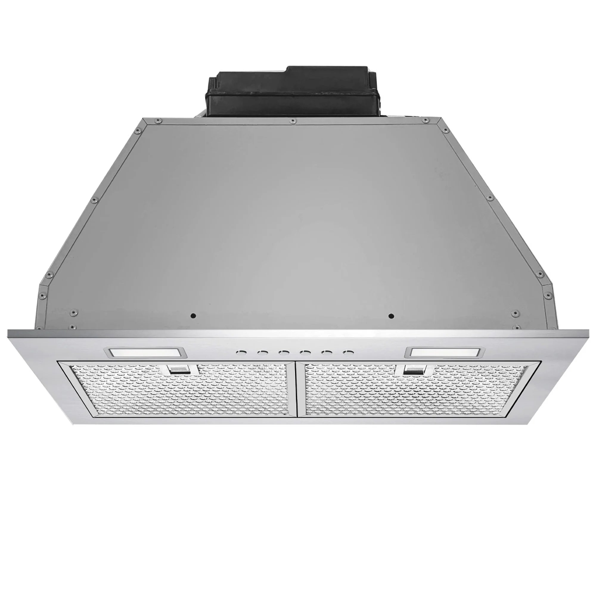 Victory 21-Inch 600 CFM Insert Range Hood with 4-Speed Push Button in Stainless Steel, Bright LED Lights, Auto-Shutoff Timer (Q6-21)