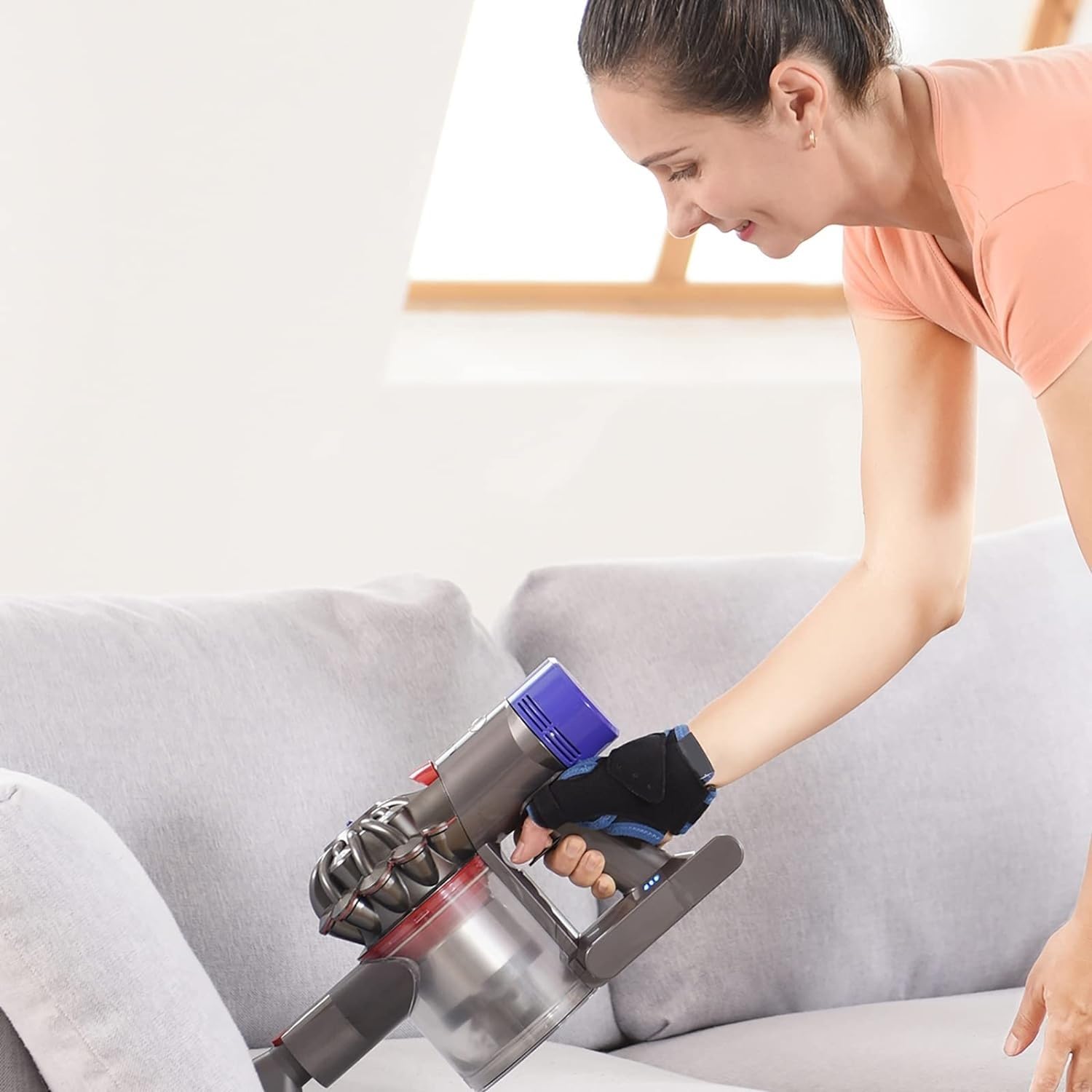 Thumb Bracers Joint Thumb Spica Splint Widened Strap Design Adjustable Elastic with Octopus Type Toughness Support Plate for Sprained,Tendonitis,Carpal Tunnel Hand Joint Pain Relief ( Color : Large )