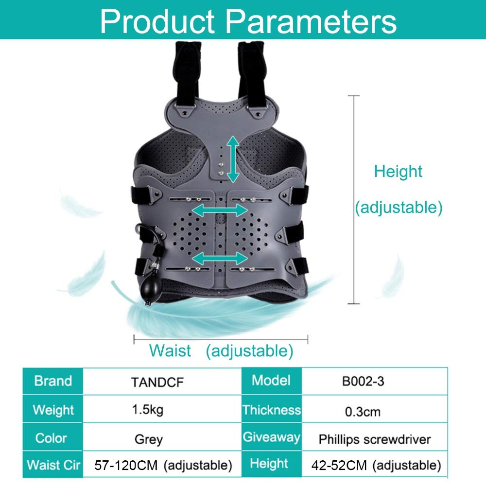 Lumbar Spine Orthosis, Thoracolumbar Fixed Brace, Cervical Thoracic Orthosis, Kyphosis Orthosis are Used for Kyphosis to Provide Effective and Strong Back Support Corrector(B