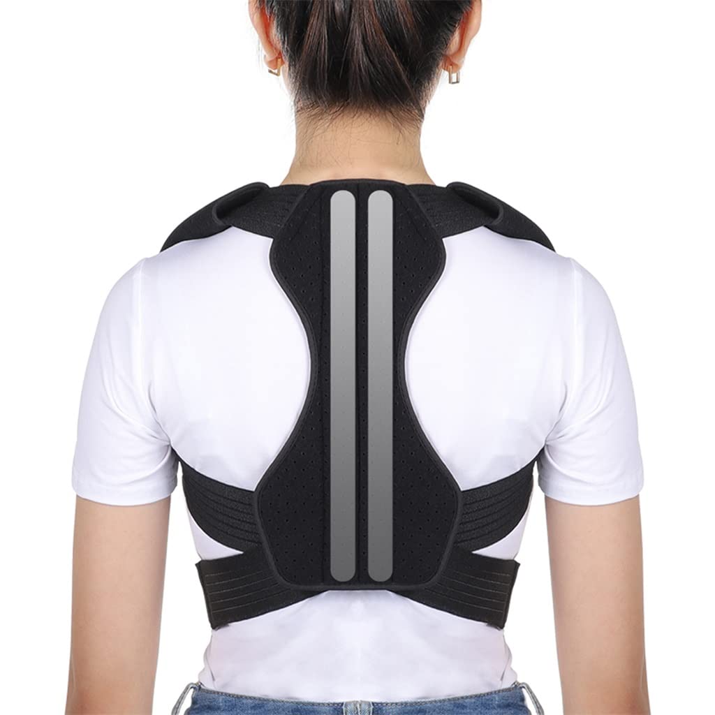 Posture Corrector Belt Back Correction Belt Steel Plate Support Kyphosis Back Support Belt Unisex(M Code)