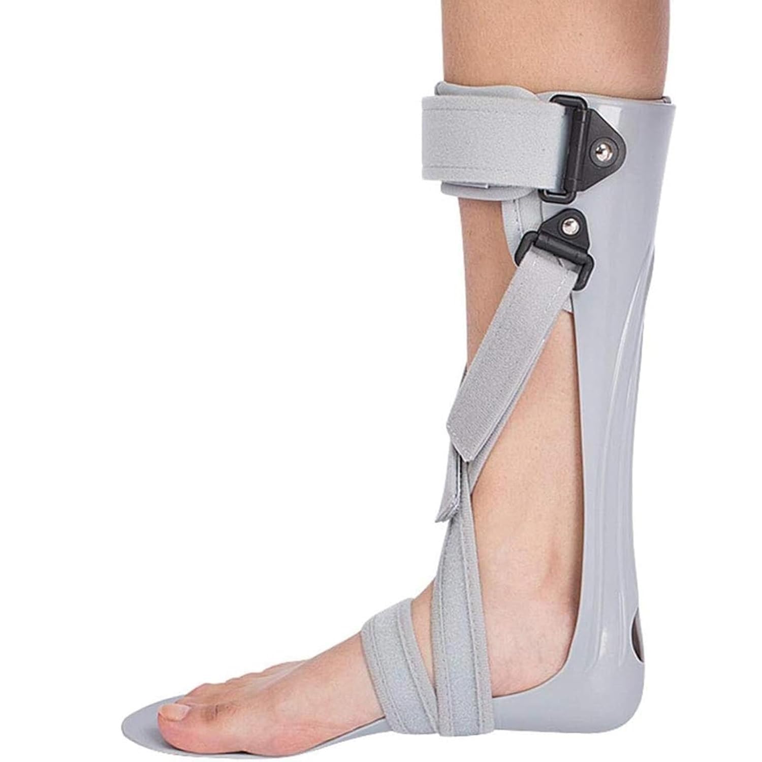 Improve Walking Gait Brace Fixation Device, Ankle Orthosis Brace, Ankle Foot Orthosis, Foot Drop Night Support Splint for Plantar Fasciitis Achilles Tendonitis Foot Drop(Right,Medium) ﻿(Left,M)