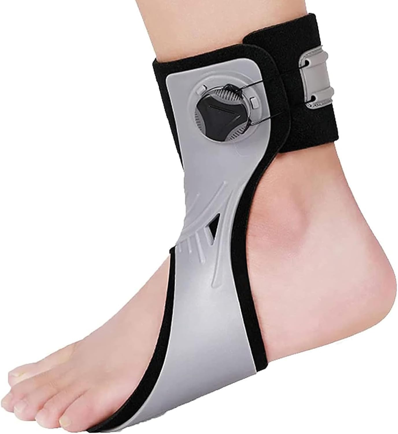 Foot Drop Orthosis, Adjustable AFO Ankle Orthosis Splint Support, Drop Foot Brace Orthosis, for Foot Drop Plantar Fasciitis Achilles Tendonitisinjury Recover,Right,L (Right-L