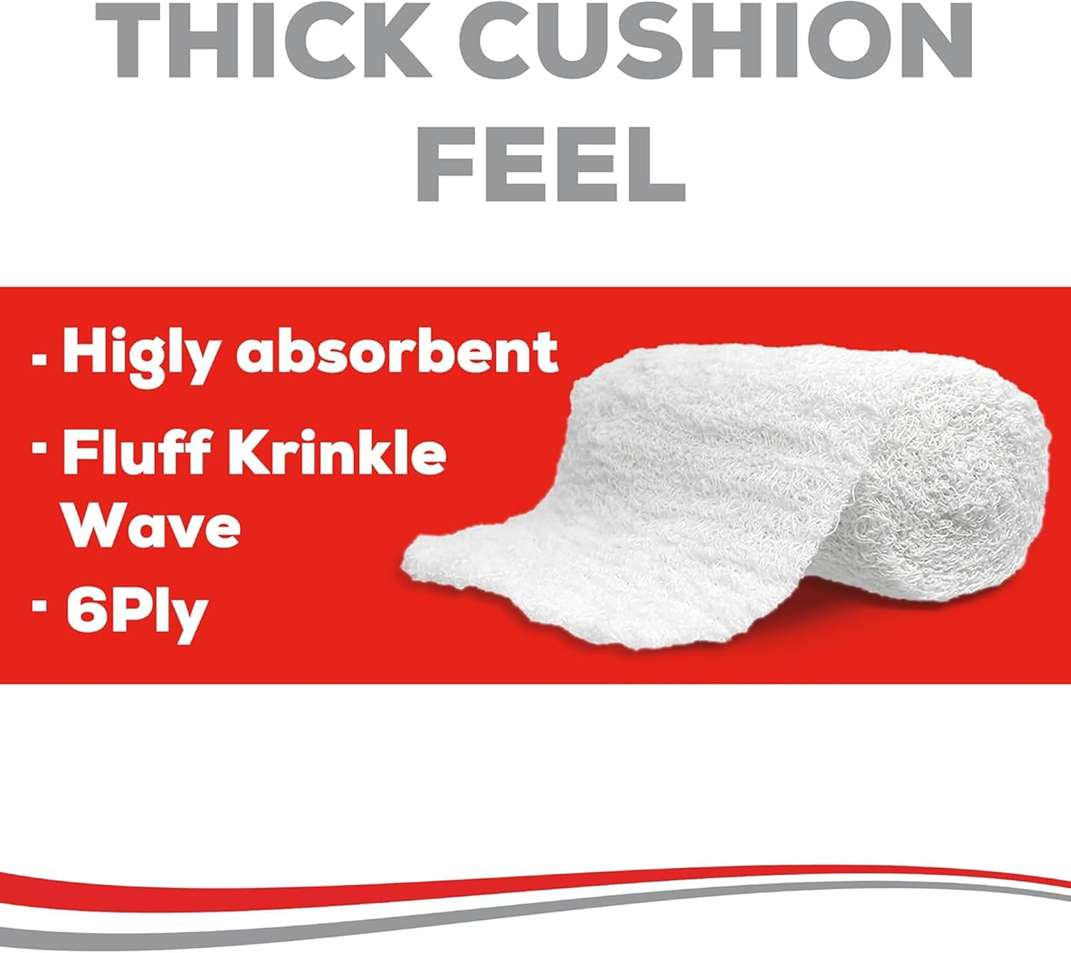 HEALQU Kerlix Type Gauze Bandage Rolls - 4 ½ in x 4.1 Yds, 6 Ply - 100 Single Sterile Pocuhes - Extra Absorbency, Latex Free, Hospital Grade Cotton Krinkle Fluff Bandage Wrap - Wound Care & First Aid