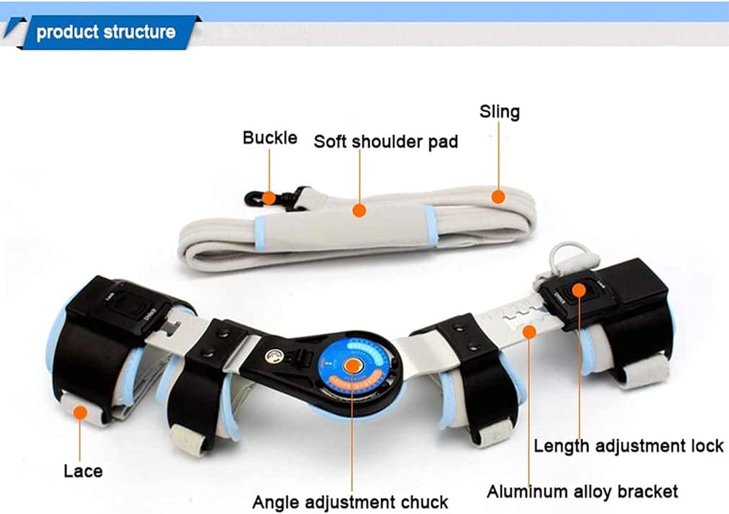 Elbow Hinged ROM Hinged Elbow Brace ​for Elbow Fracture Rehabilitation Hyperextended Elbow Prevention Cubital Tunnel Syndrome Recovery Support After Surgery Injury Recovery Support