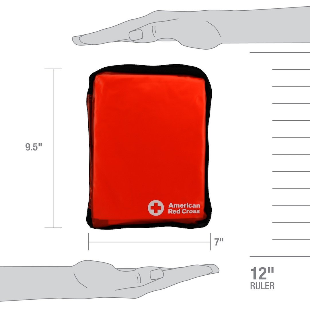 American Red Cross 9165-RC First Aid Only Be Red Cross Ready First Aid Kit, 73 Pieces