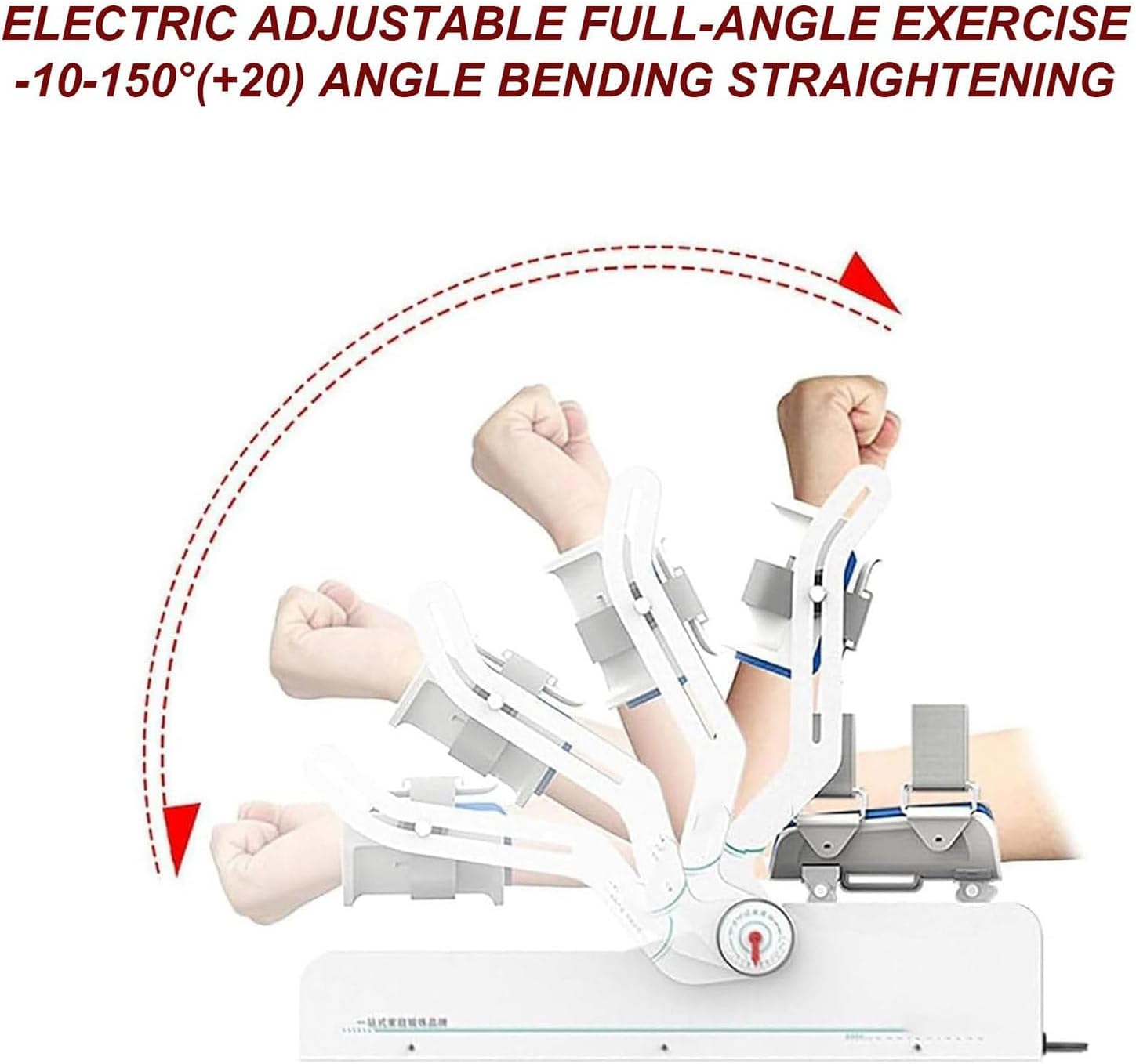 Electric Elbow Joint Rehabilitation Device, Elbow Brace Arm Exerciser, -10°~150° Adjustable Post Op Elbow Brace Stabilizer Splint, for Arm Fracture