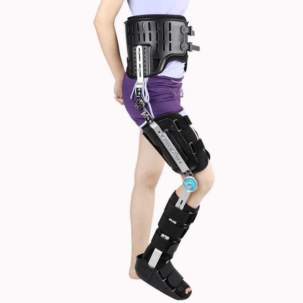 Hinged Knee Brace Knee Ankle Foot Fixation Orthosis, Comfortable Adjustable Ankle Foot Orthosis Brace, Leg Fracture, Foot and Orthotics of Lower Limbs (Leftleg-C(L)