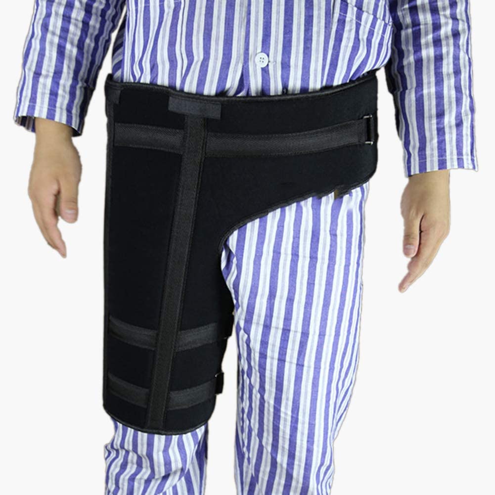 HUANGJUN Adjustable Post Op Hip Brace For Recovery Stabilization, Medical Orthopedic Support Stabilizer After Surgery - Full Leg Stabilizer Knee Orthosis Splint