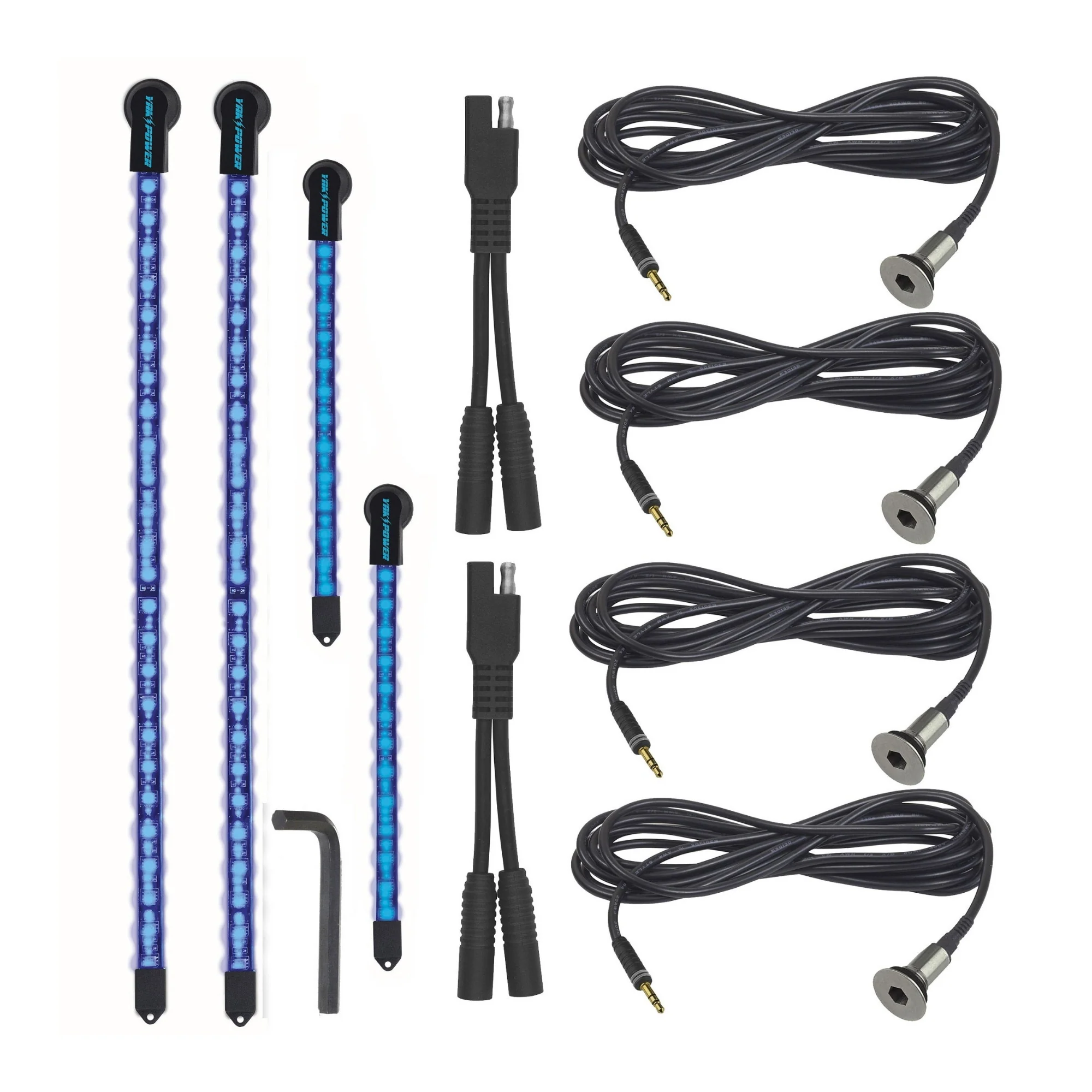 Yak-Power Complete LED Light Kit (4-Piece, Blue)