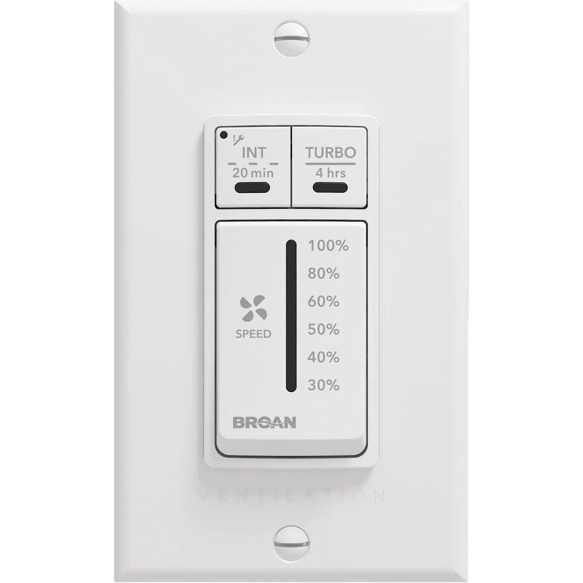 Broan Speed Selector Wall Control for AI Series Fresh Air Systems