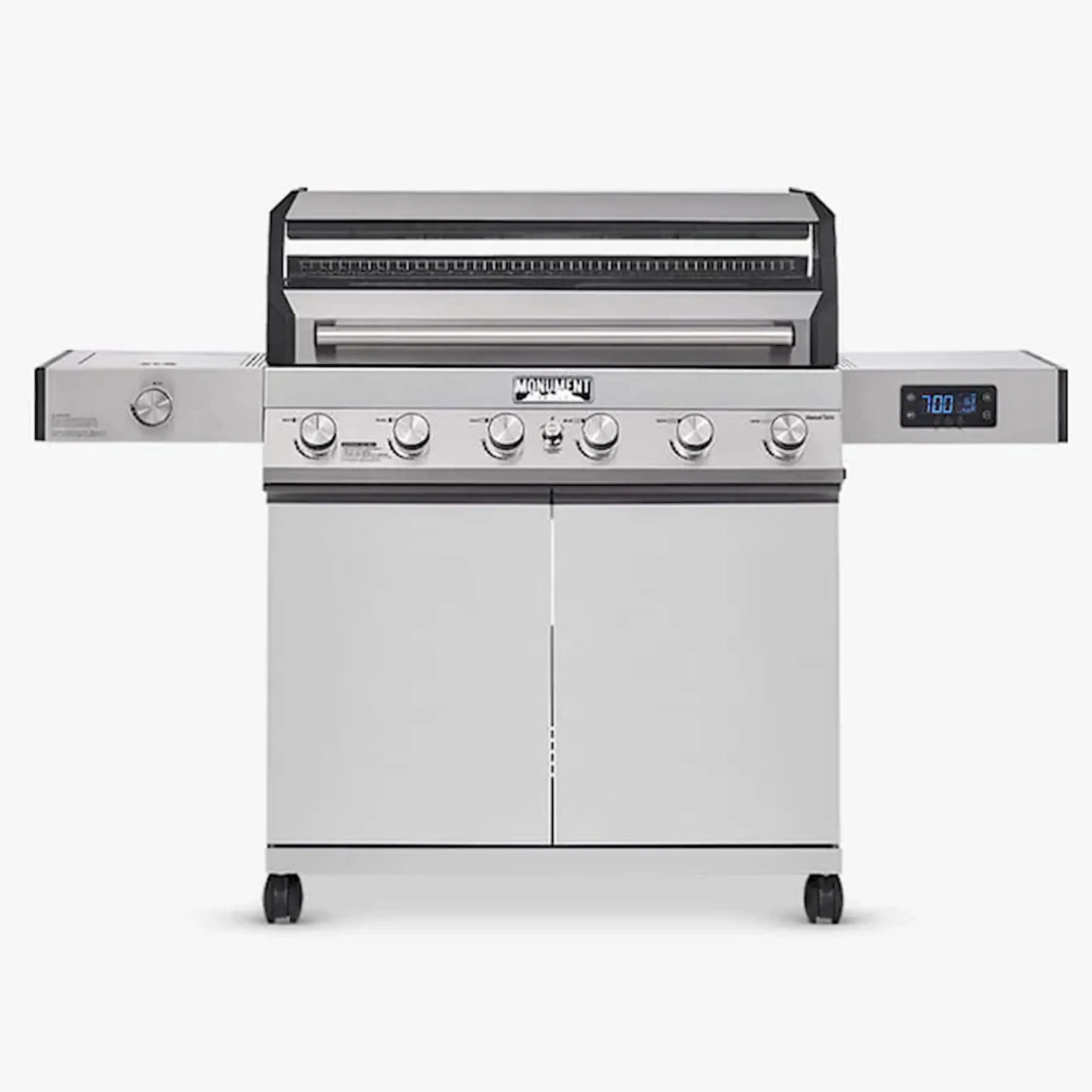 Monument Denali Smart Gas Grill in Stainless Steel with 6 Burners (D605)