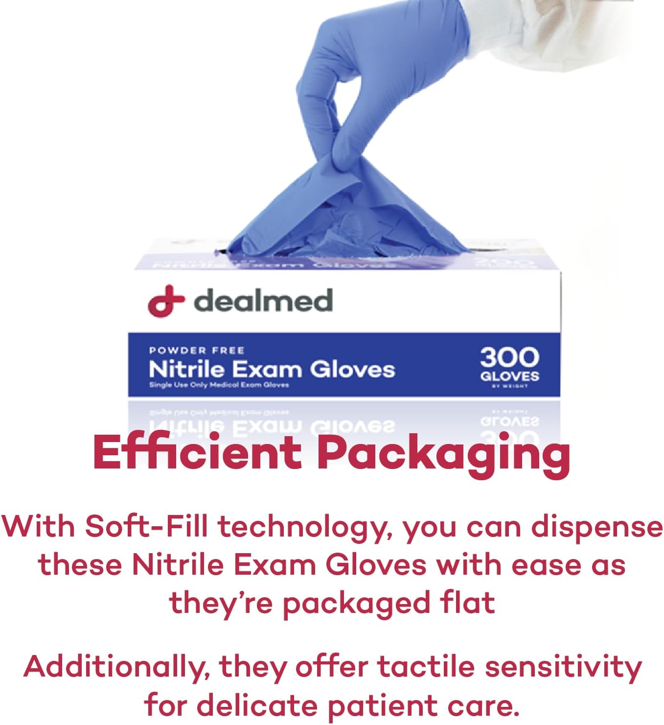 Dealmed Nitrile Medical Grade Exam Gloves