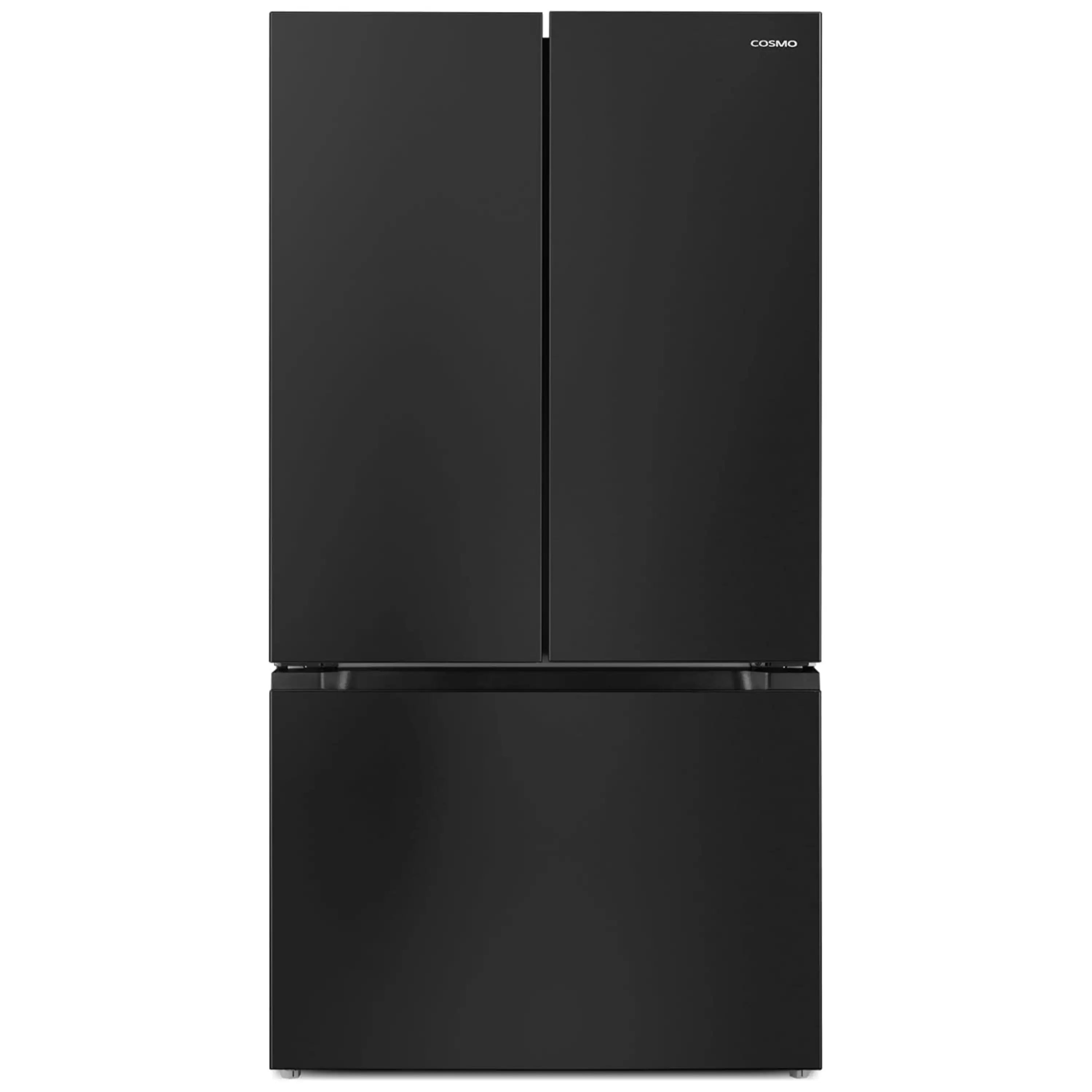 Cosmo 36-Inch 27.4 Cu. Ft. French Door Refrigerator in Matte Black (COS-RFFV283RBK)