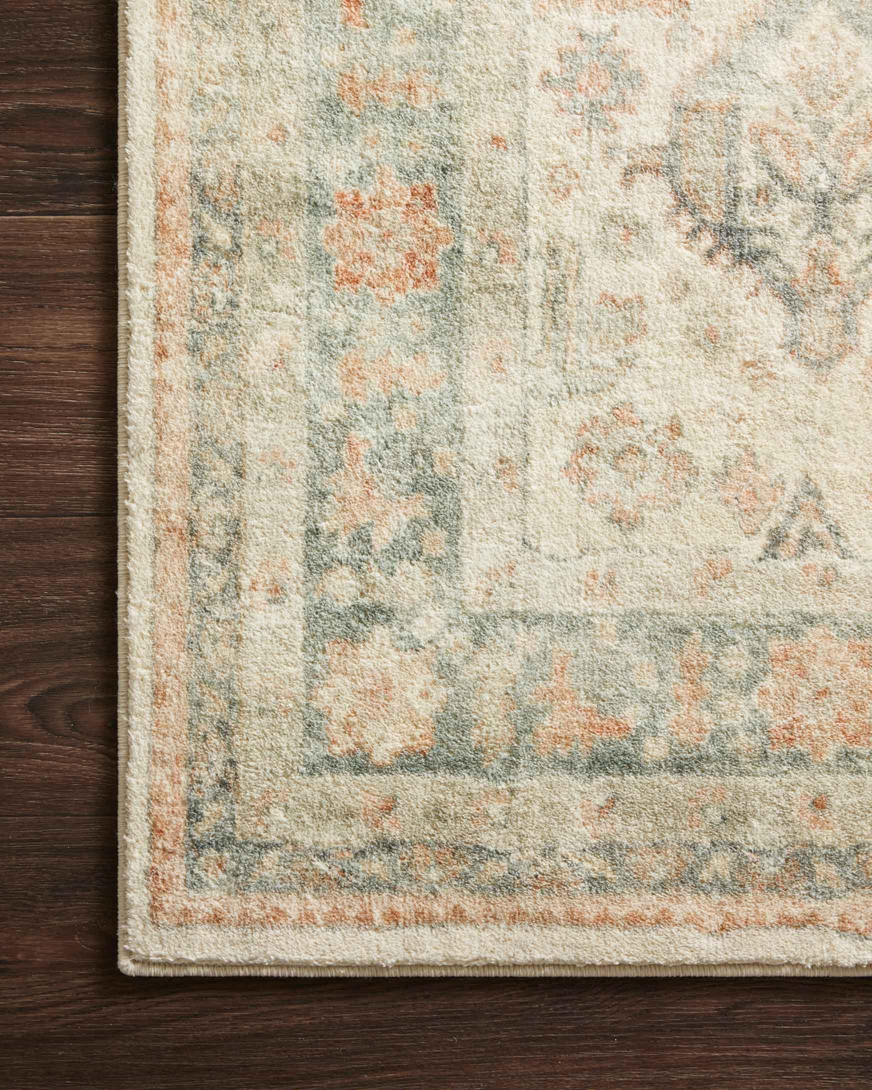 Loloi II Rosette Collection - Traditional Power Loomed Rug in Beige (ROS-01)